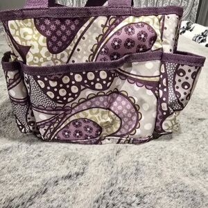 Thirty One Purple Paisley Bag